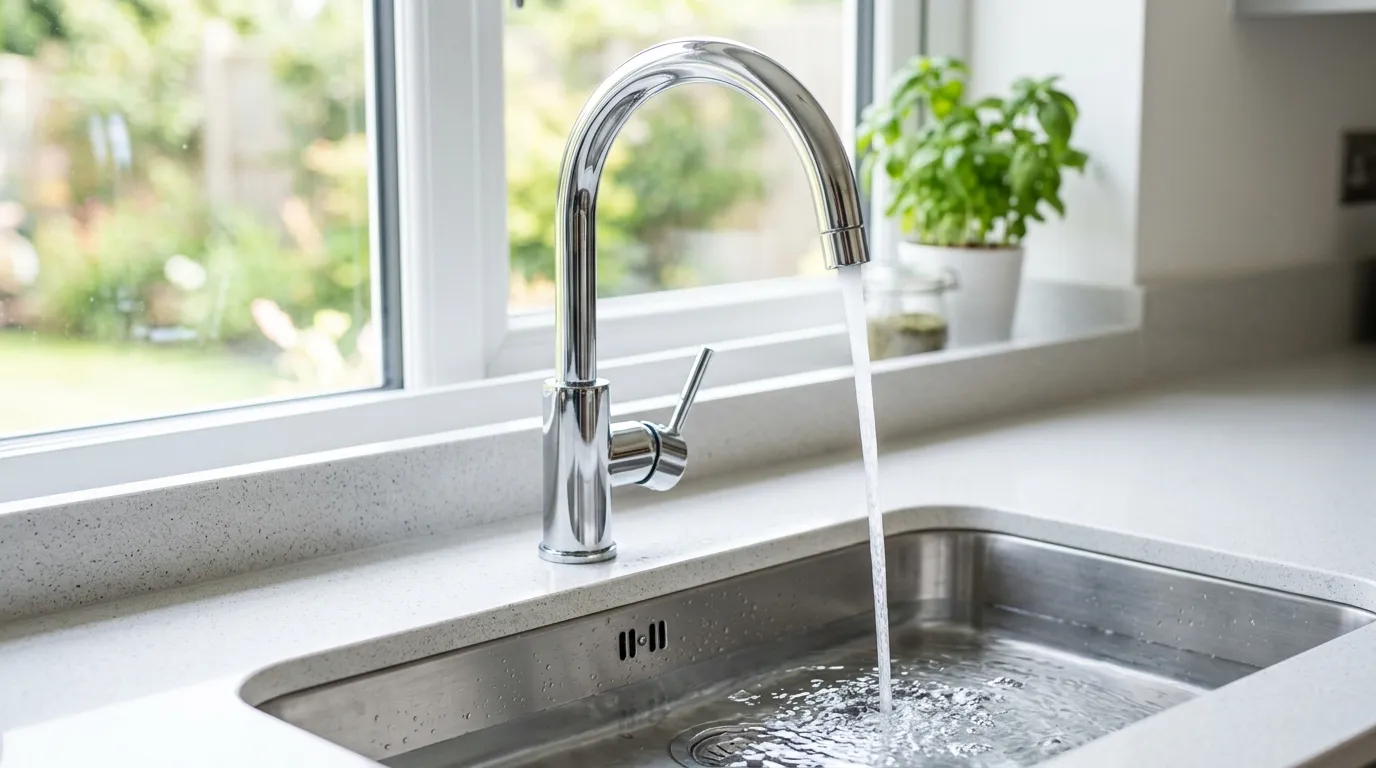 Local Plumbing Master Pros same day plumber fixing a faucet in Mapleton, UT